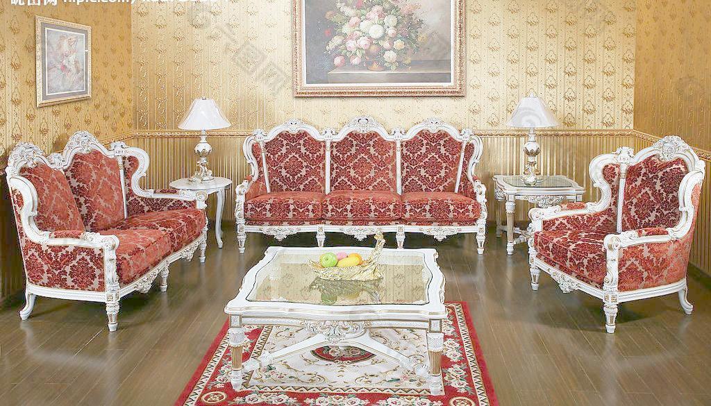 古典 艺术 欧式 沙发图片