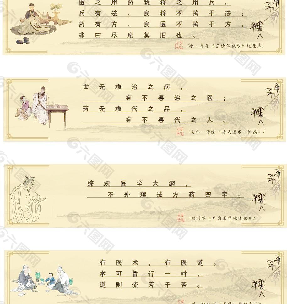 古典中医文化宣传图片
