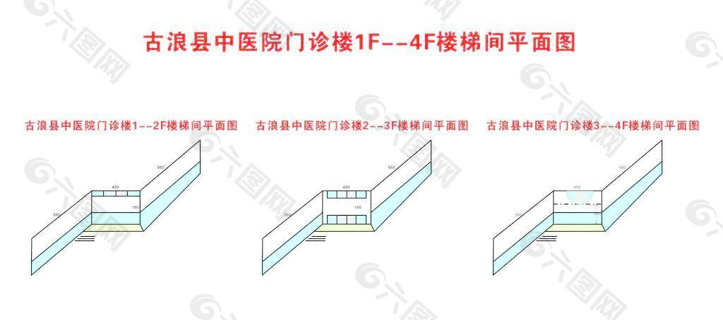 1 4f楼梯间平平面图图片