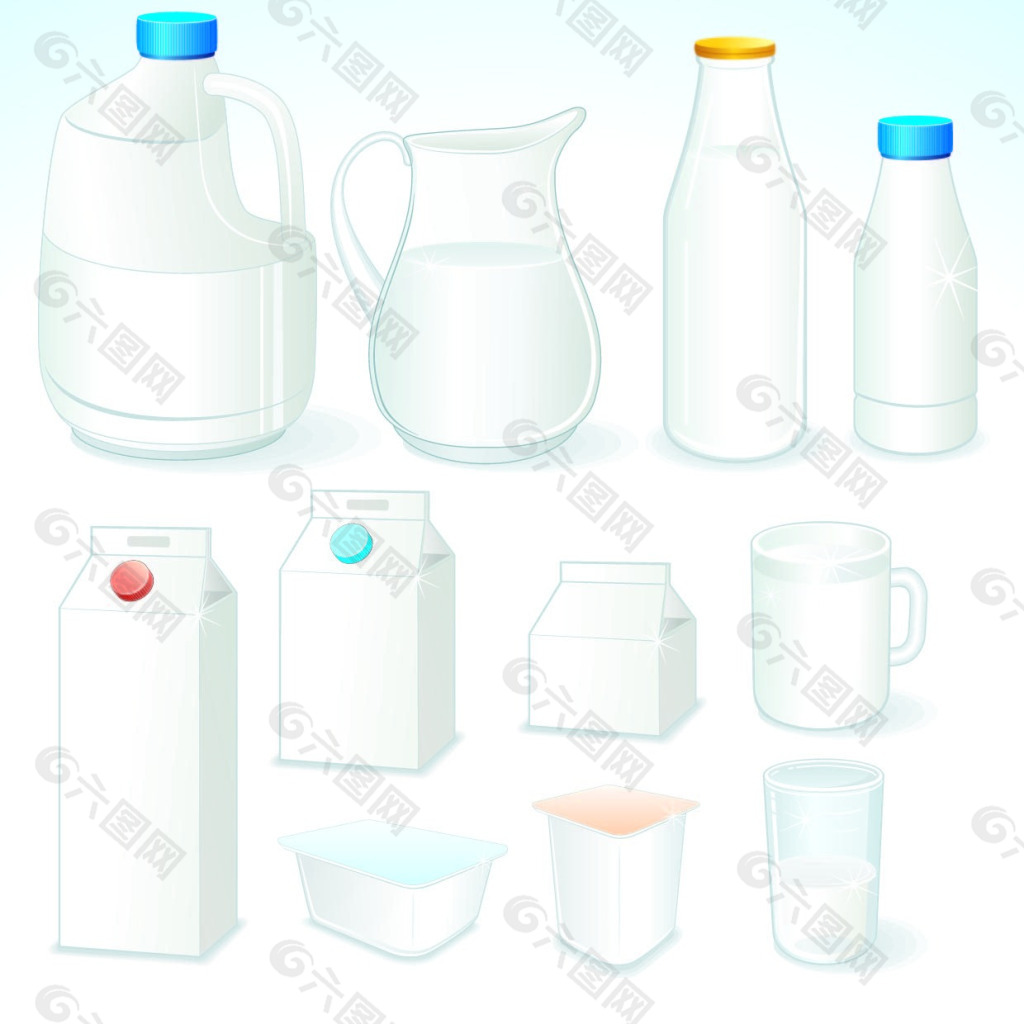 牛奶包装瓶