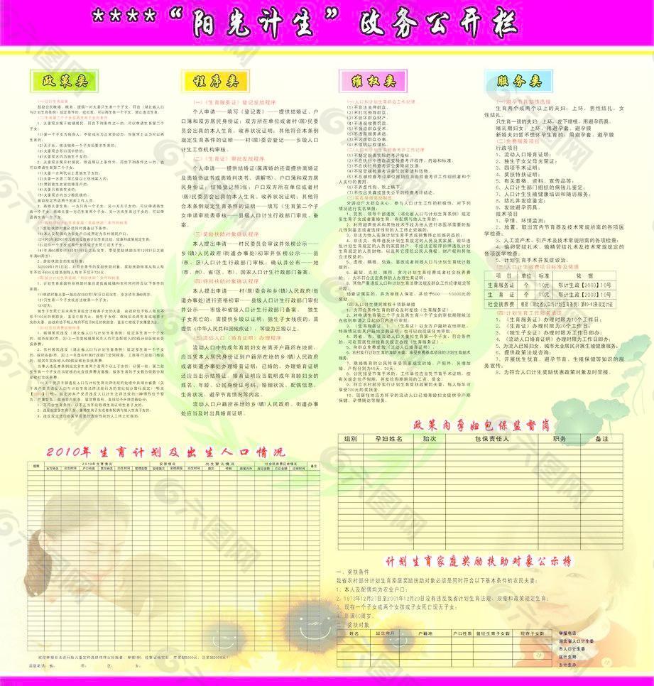 计划生育阳光计生图片