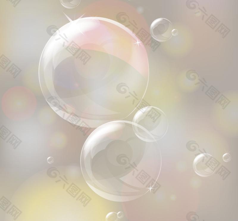 创意气泡背景图片