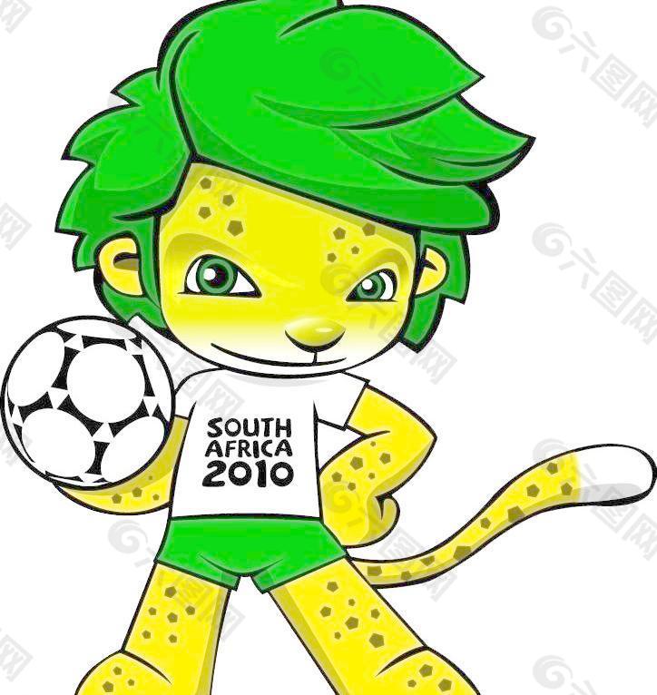 2010世界杯吉祥物psd素材图片