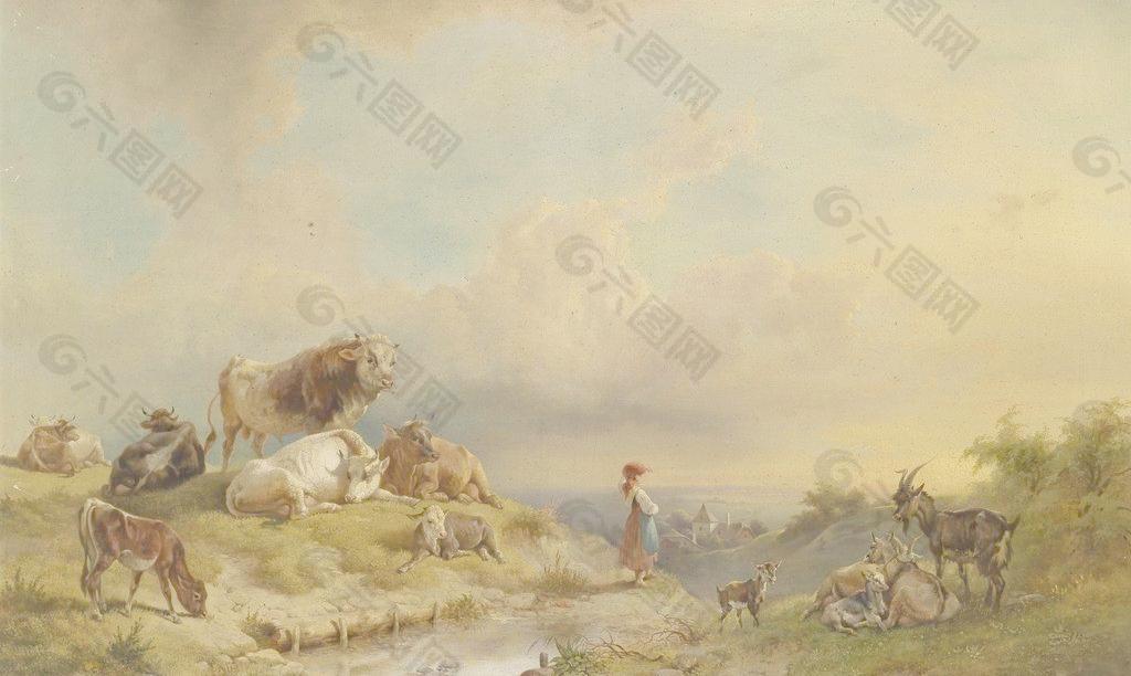 19世纪风景画图片