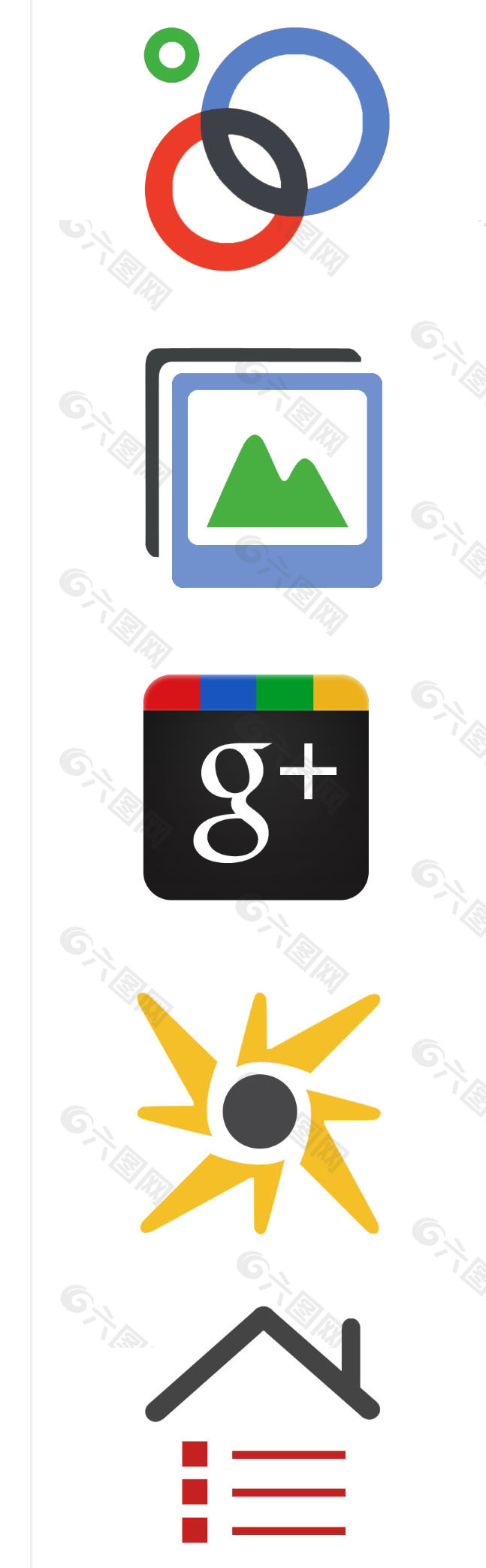 Google+产品图标