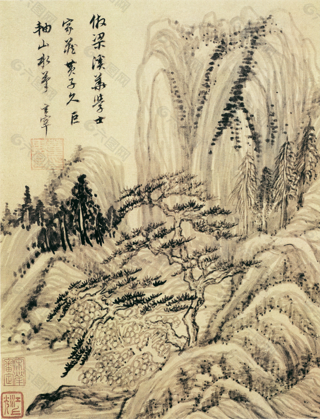 名山画