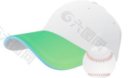 棒球帽的矢量图形