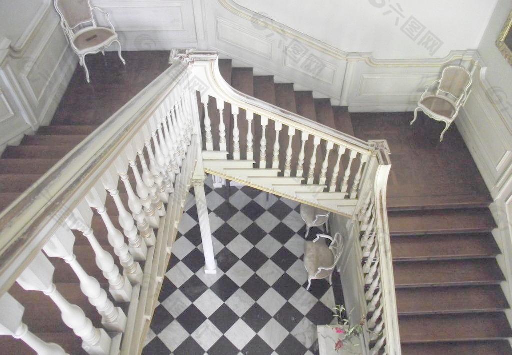 室内欧式风格楼梯图片