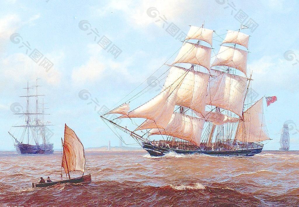 欧式古帆图片