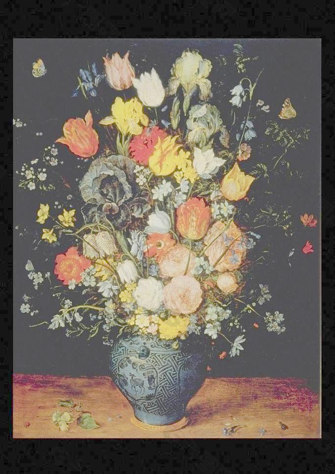 欧式花卉静物油画图片