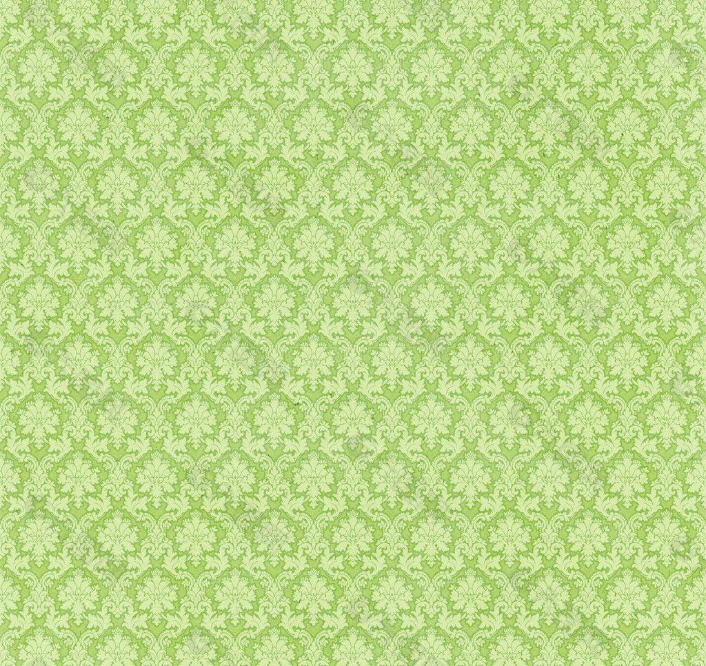 翠绿色欧式花纹背景图片