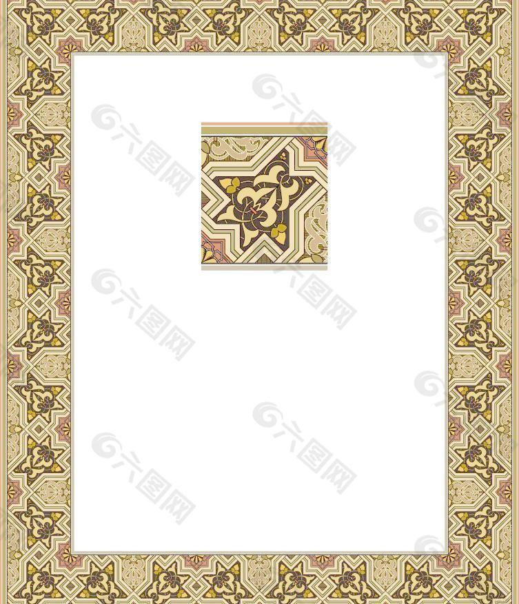古典欧式花纹花边框 相框图片