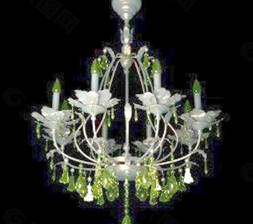 精致欧式家具植物花式灯具图片