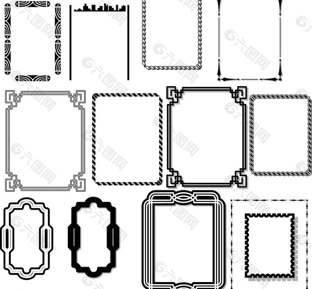 邊框素材圖片設計元素素材免費下載(圖片編號:1201642)-六圖網