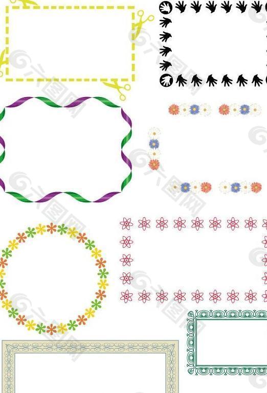 边框矢量素材 边框图片