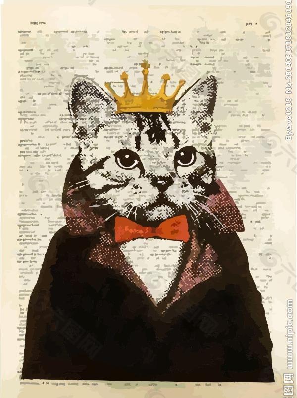 猫王皇冠图片