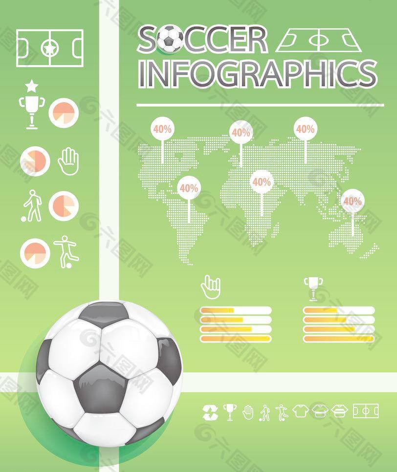 足球信息图表图片