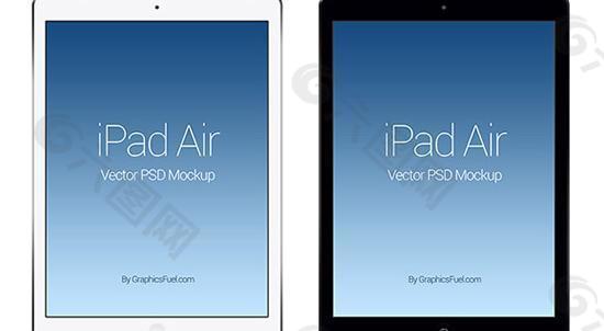 苹果iPad模型界面设计PSD分