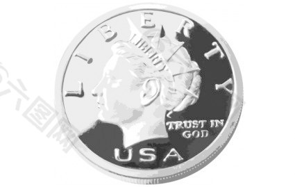 2美国25美分硬币