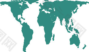 世界地图剪贴画