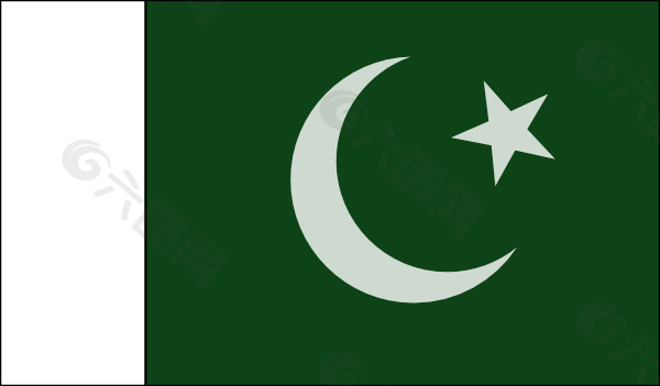 巴基斯坦官方旗帜剪贴画