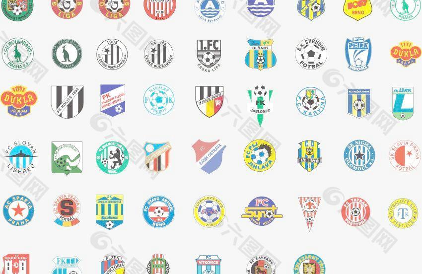 全球2487个足球俱乐部球队标志（捷克）图片