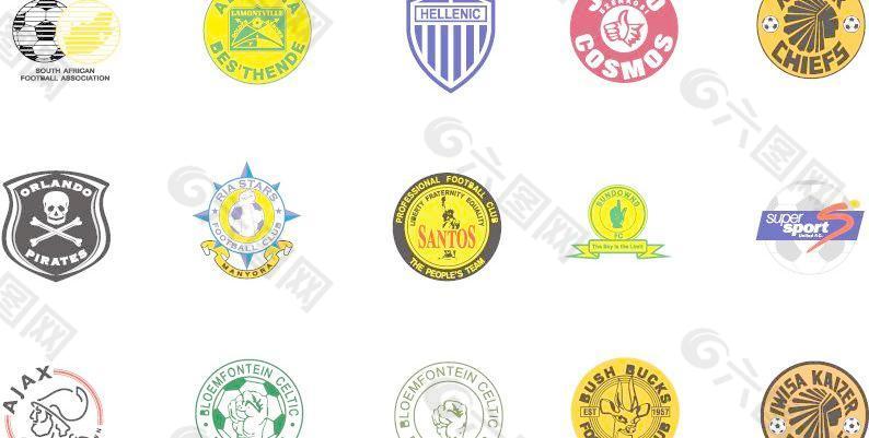 全球2487个足球俱乐部球队标志（南非）图片