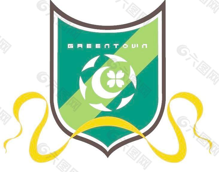 杭州绿城 矢量队徽图片