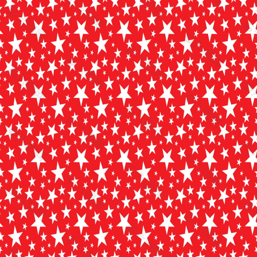 红色星星背景素材