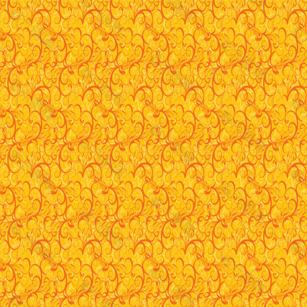 黄色花纹背景
