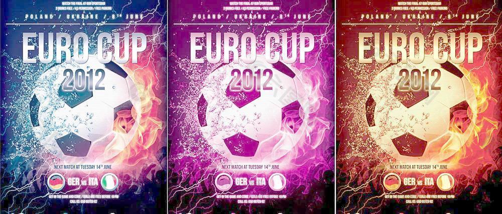 欧洲杯联赛海报图片