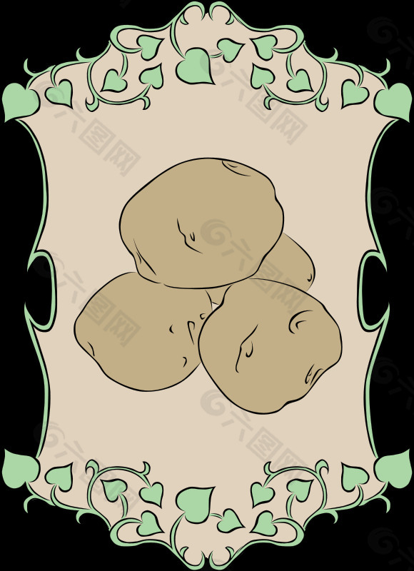 园林标识土豆