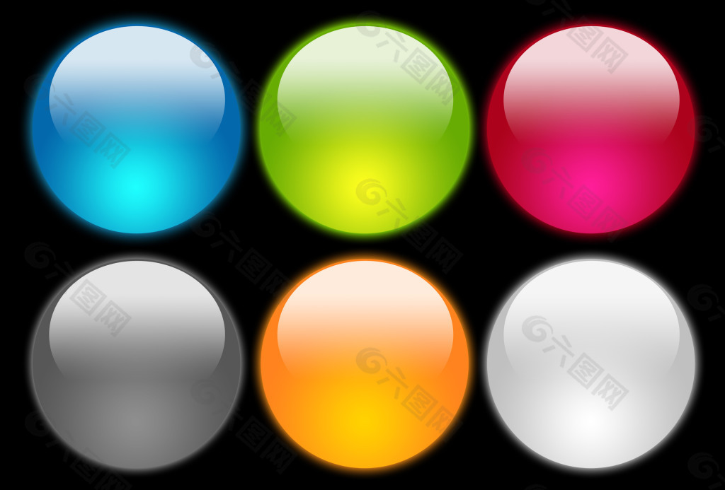 彩色水晶球