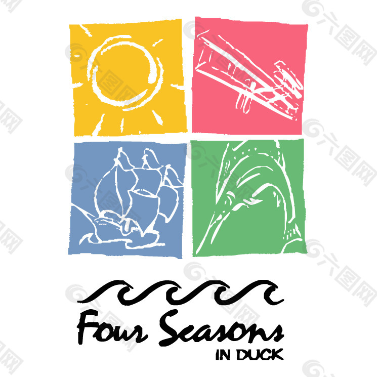 四个季节平面广告素材免费下载 图片编号 六图网