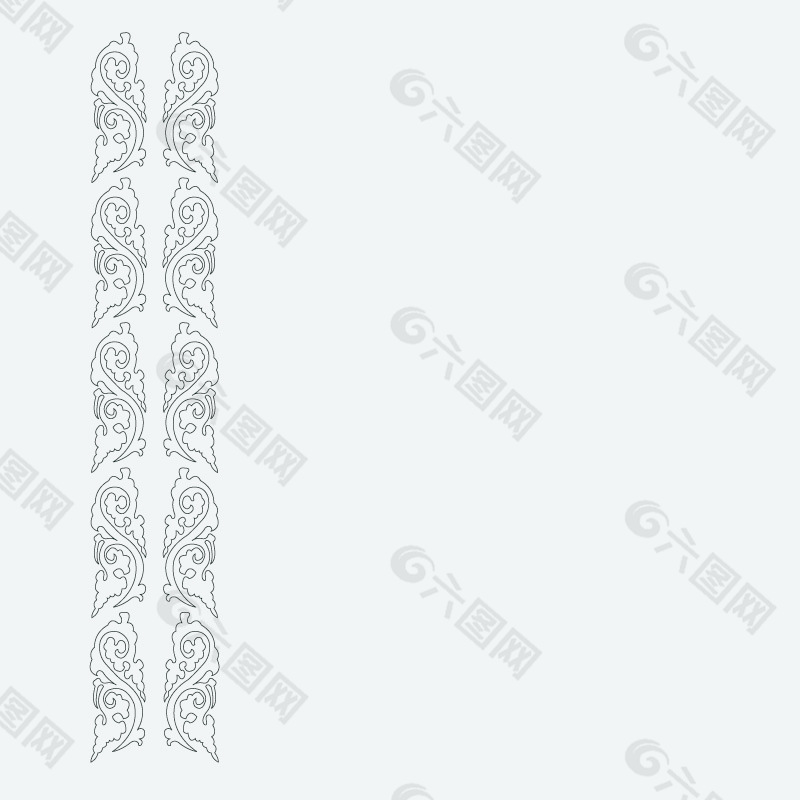 经典的中国吉祥装饰矢量