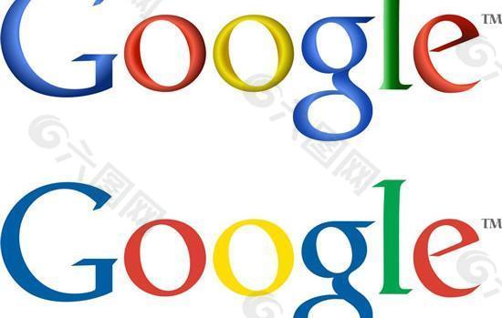 谷歌英文logo图标矢量素材  CD