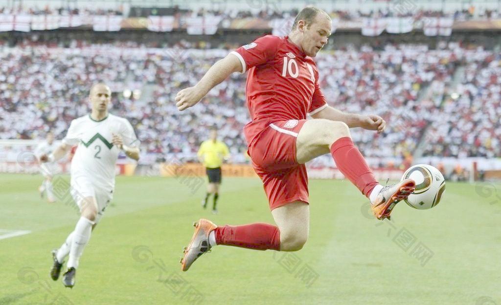 鲁尼 英格兰 2010世界杯图片