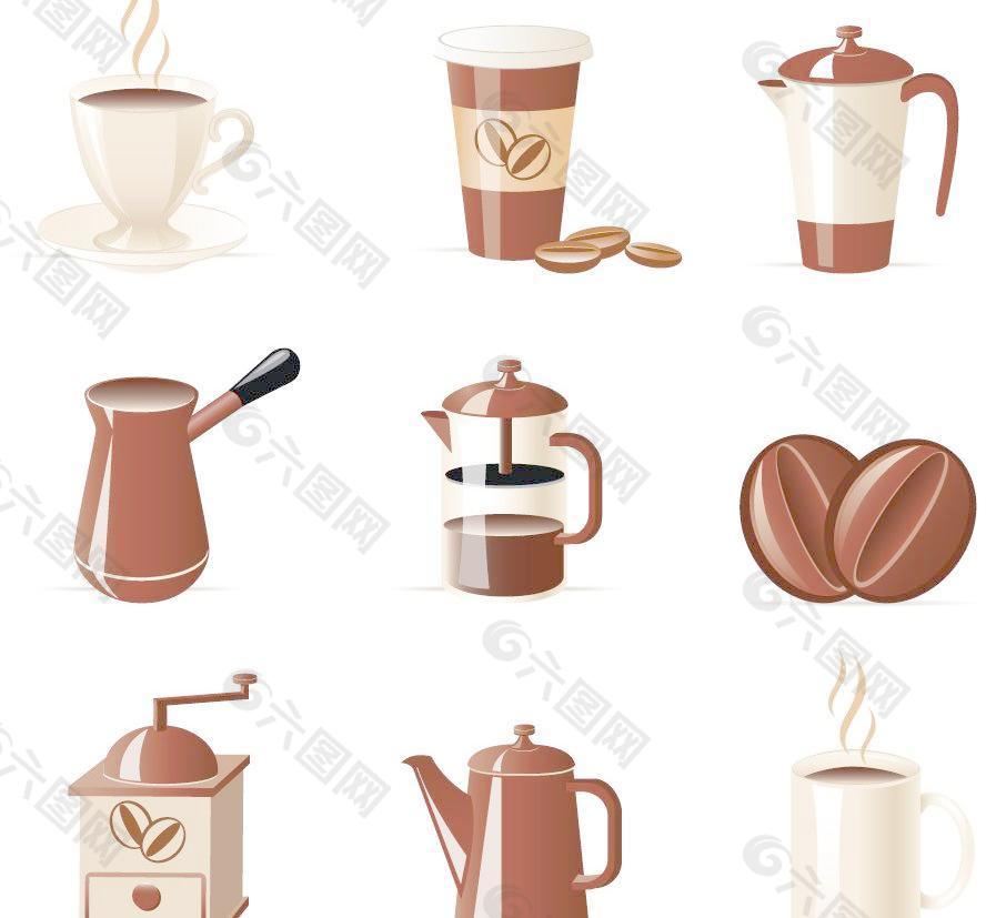 咖啡用品图标图片