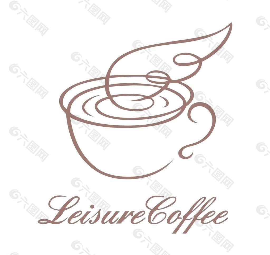 悠然咖啡标志图片