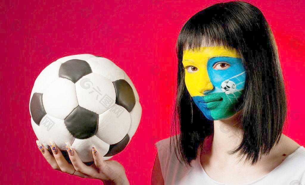 世界杯女球迷图片