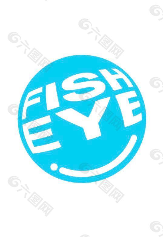 fish eye logo鱼眼咖啡标志图片