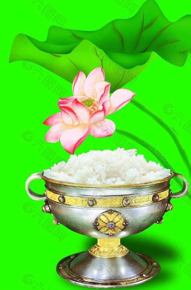 米饭 饭碗 艺术图片