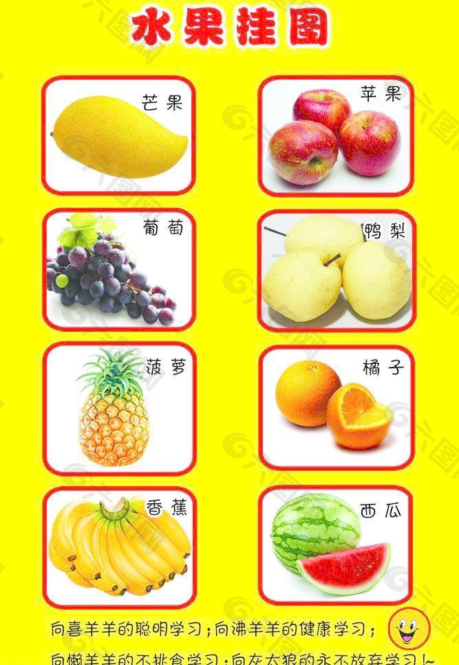水果挂图图片