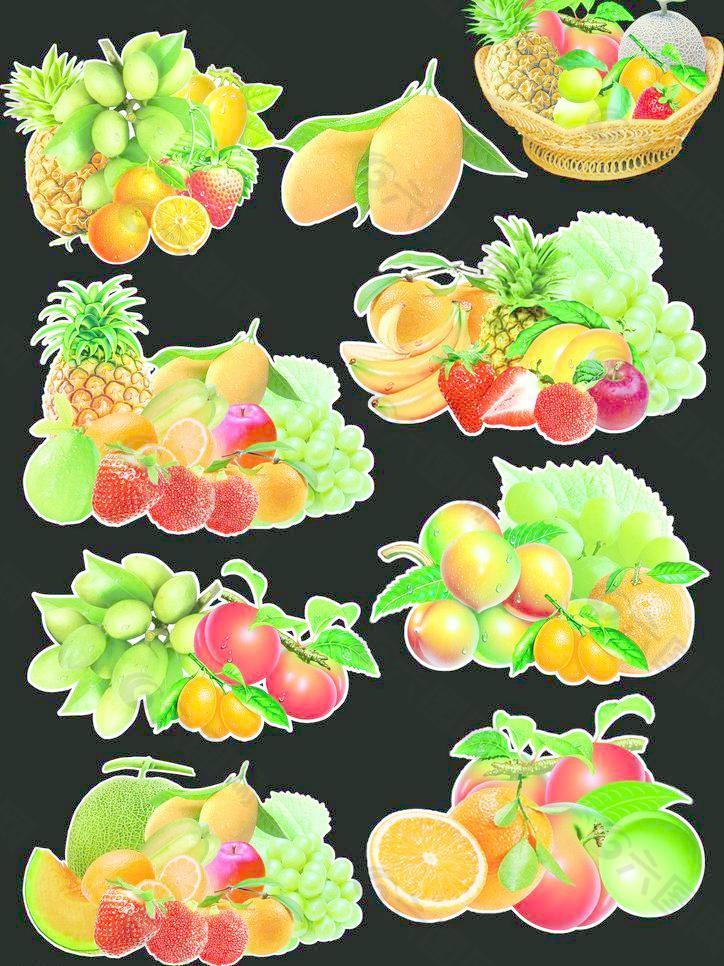 水果堆图片