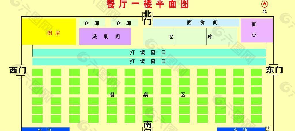 学校平面图图片