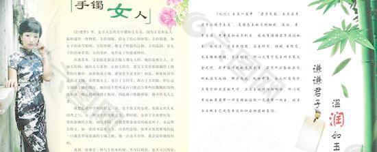 七巧珠宝手镯文化PSD画册模