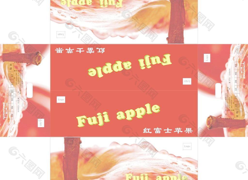 10kg红富士苹果包装箱图片