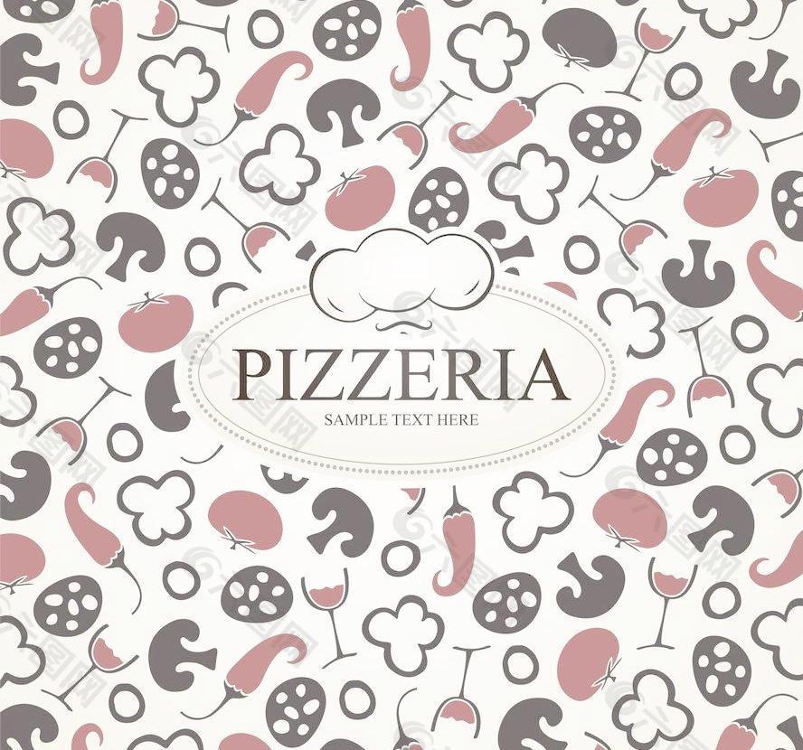 披萨菜单封面设计图片