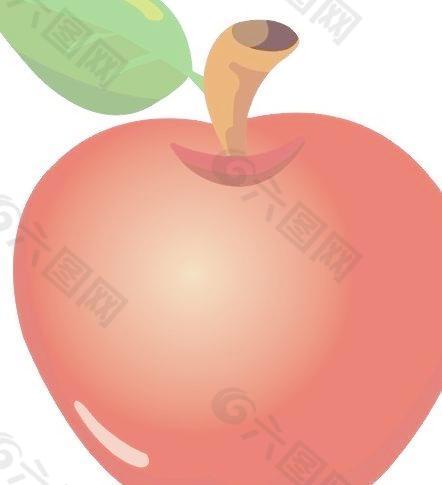 漂亮的卡通红苹果图片