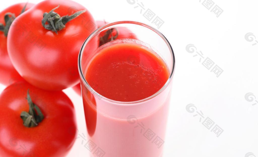 西红柿汁图片